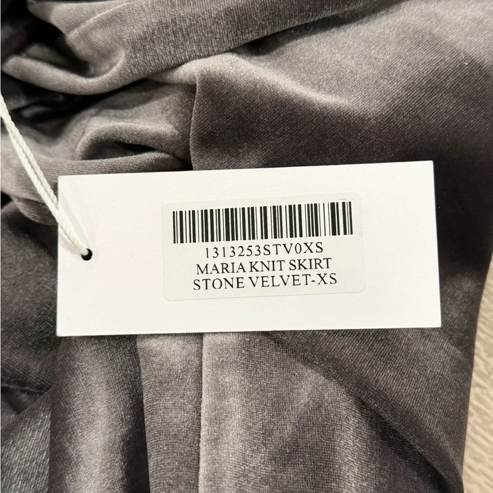 Reformation Women’s Maria Knit Skirt Velvet Stone Size XS $128